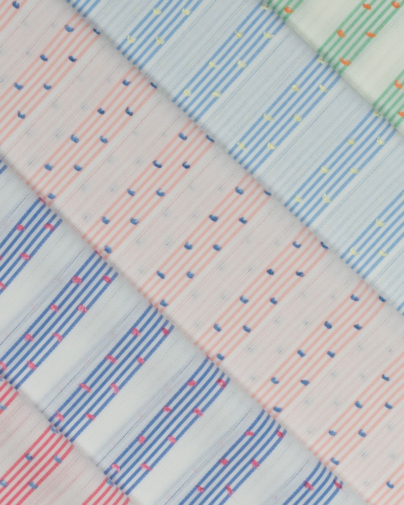 36010218 - JACQUARD PLUMETTI RAYAS COLOR